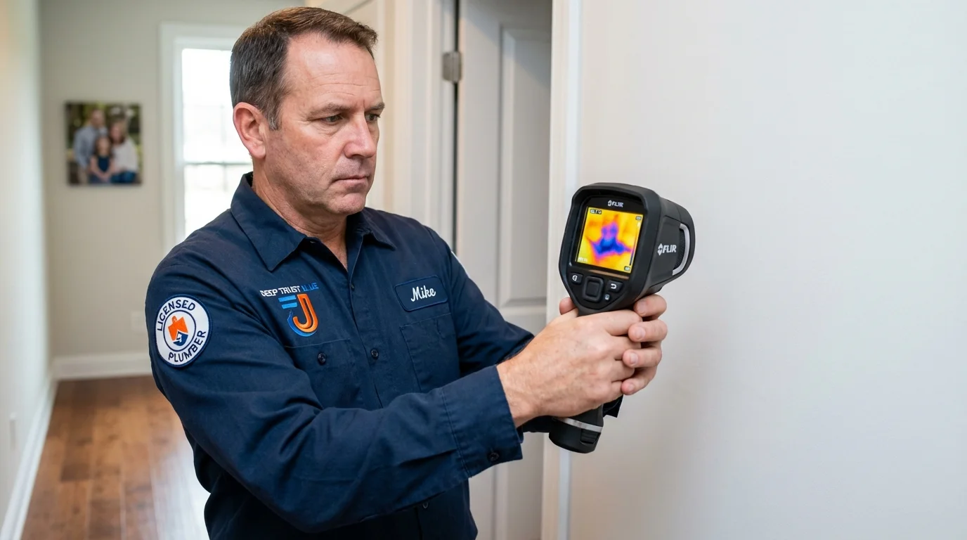Thermal imaging leak detection by Johns Plumbing LLC in Pegram